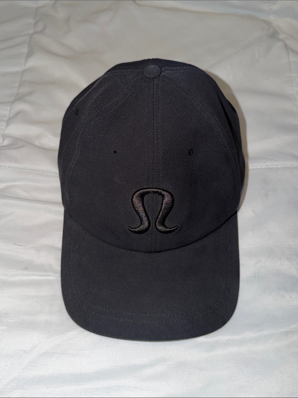 lululemon athletica Black Curved-Brim Logo Hat